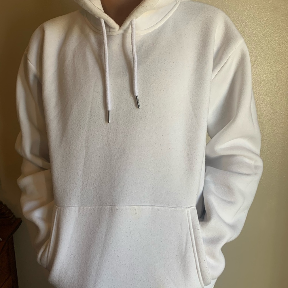 White hoodie